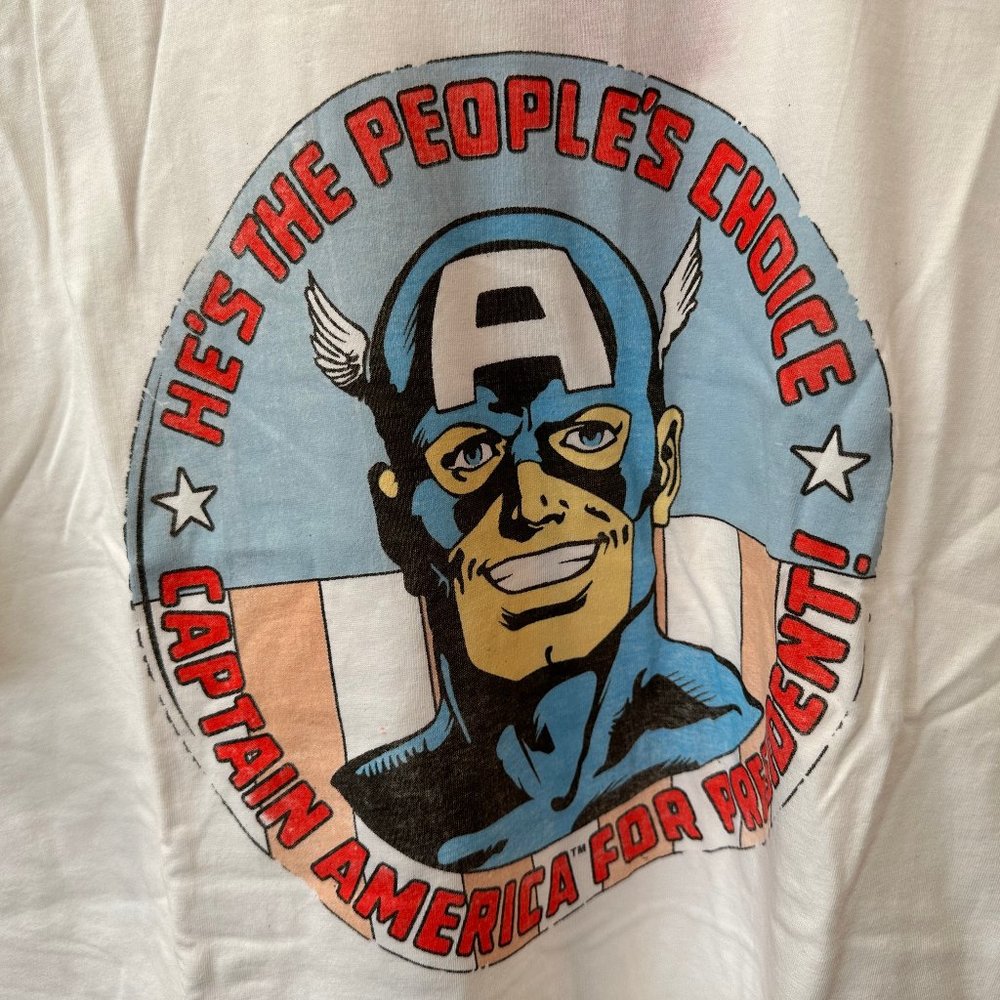 Marvel Captain America for President T-Shirt 2XL